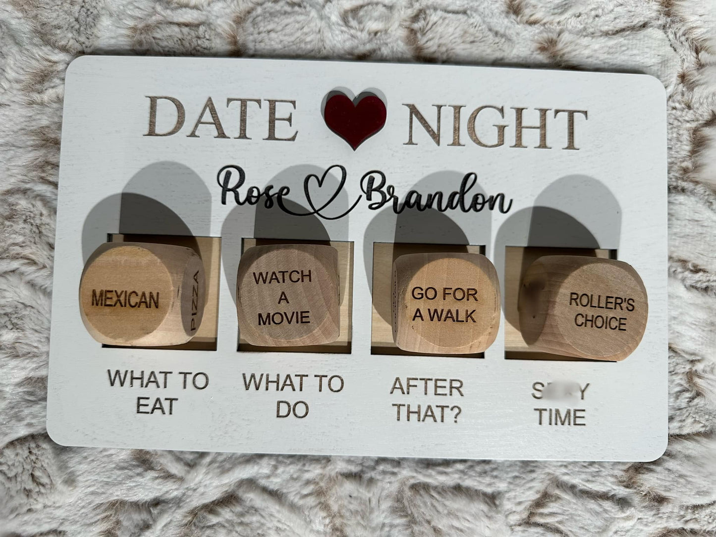 Valentinstags-Würfel-Date