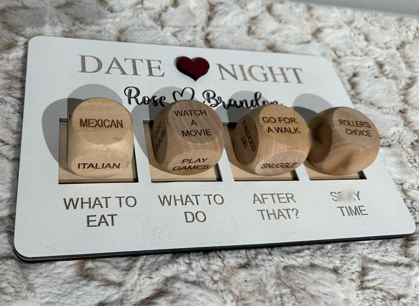 Valentinstags-Würfel-Date