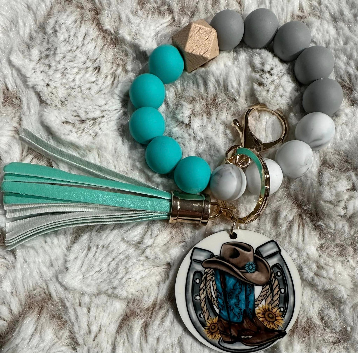 Perlen Schlüsselanhänger Armband