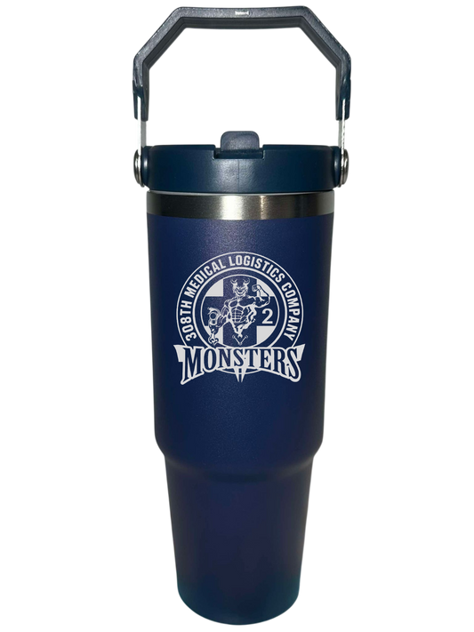 Design 2  30oz Navy Tumbler