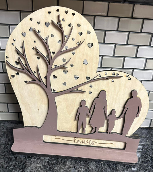 Familiensilhouette
